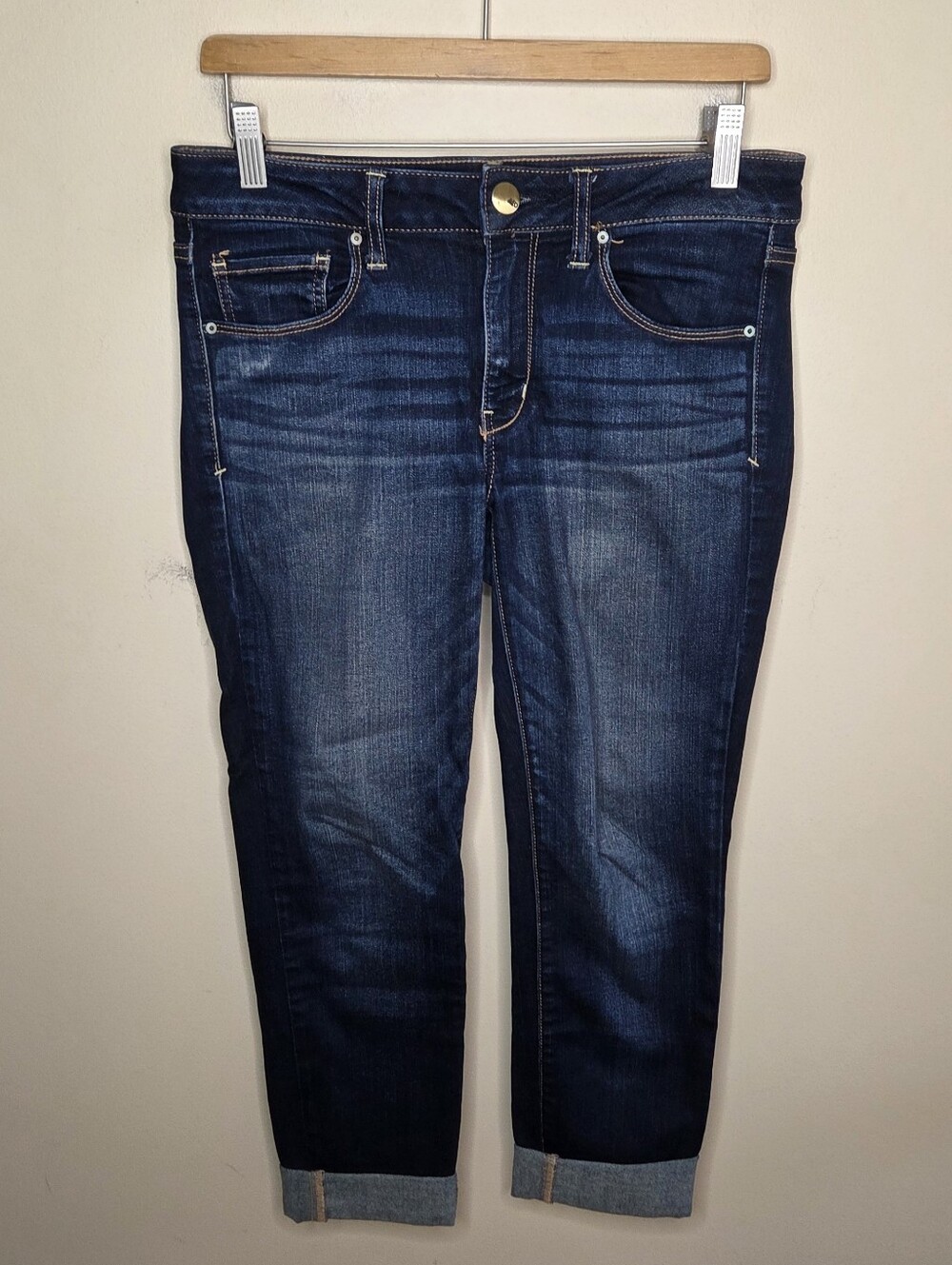 American Eagle Dark Wash Skinny Jeans Size 6 Short